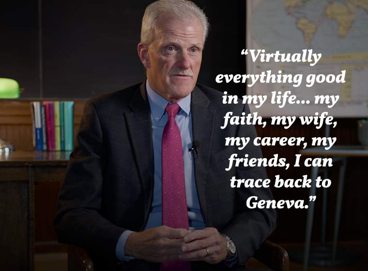 Listen as David Howell '82 reflects on God's faithfulness through the ministry of education at Geneva College.